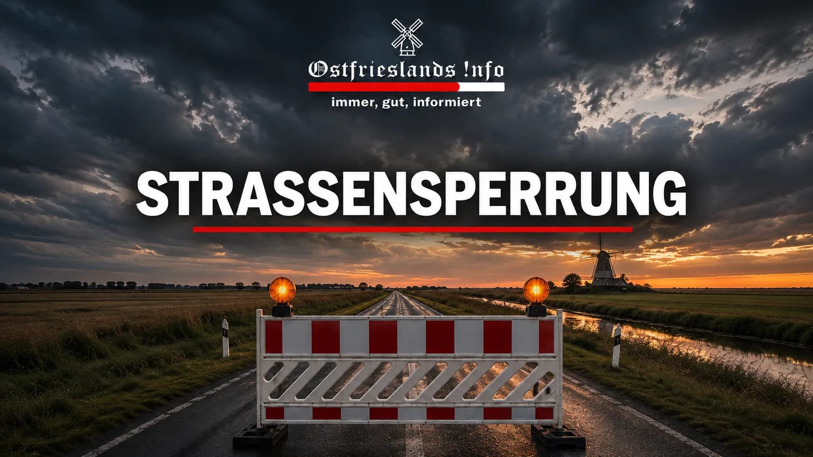 Sperrung in Aurich