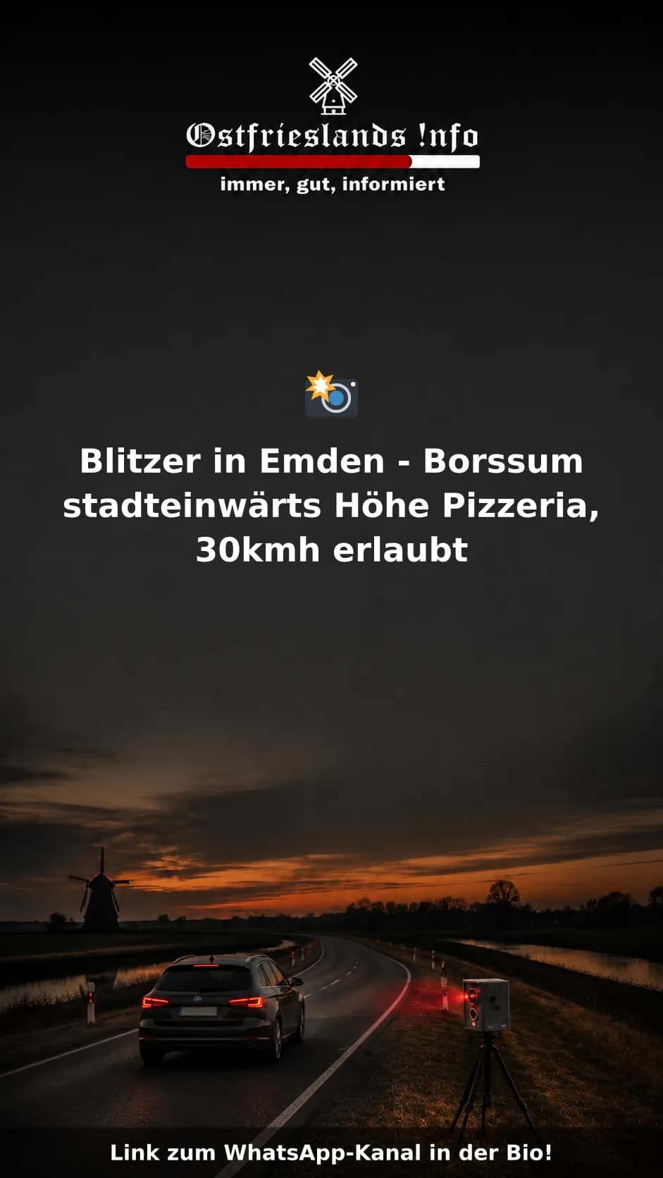 Blitzer in Emden