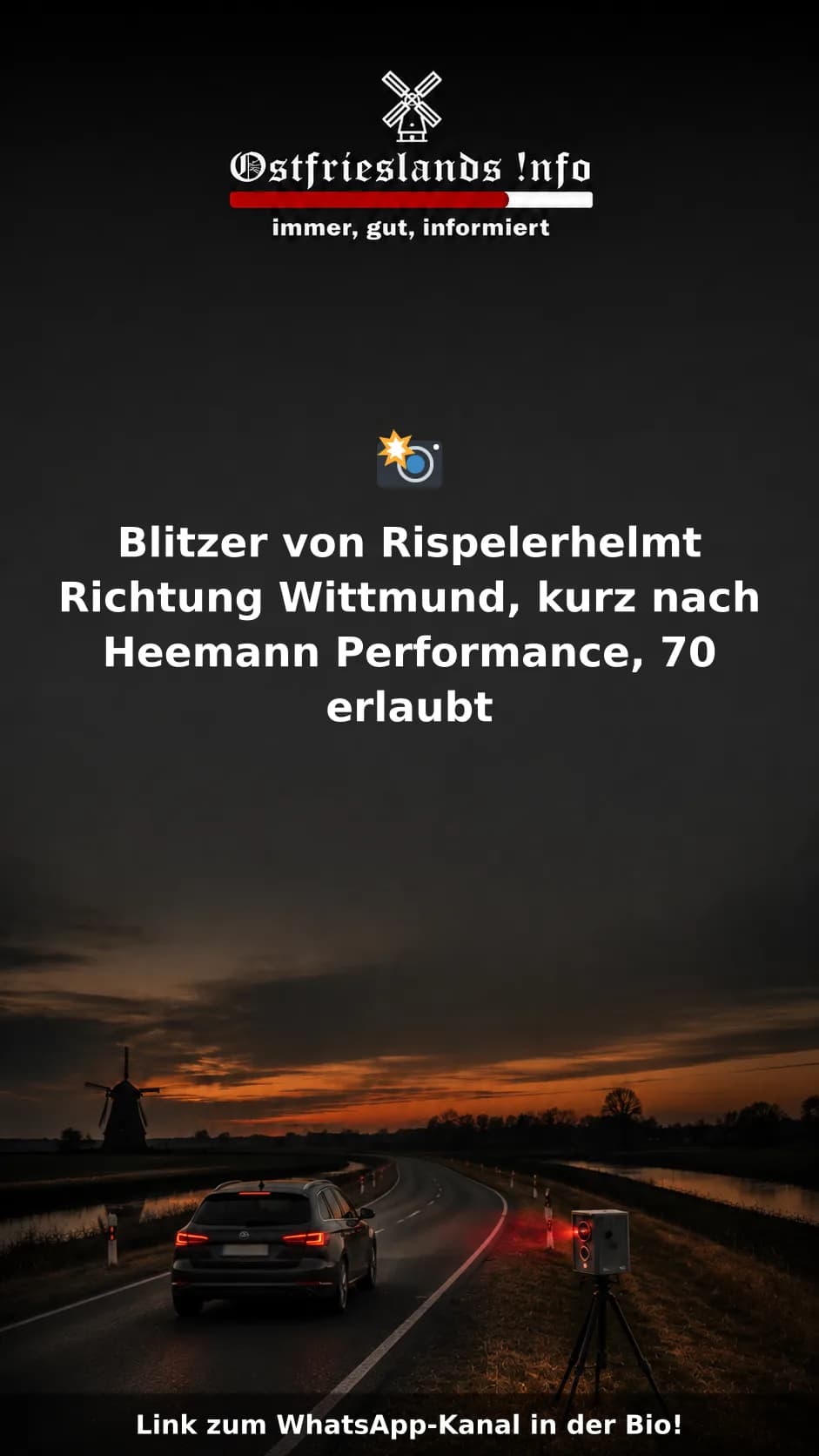 Blitzer in Wittmund