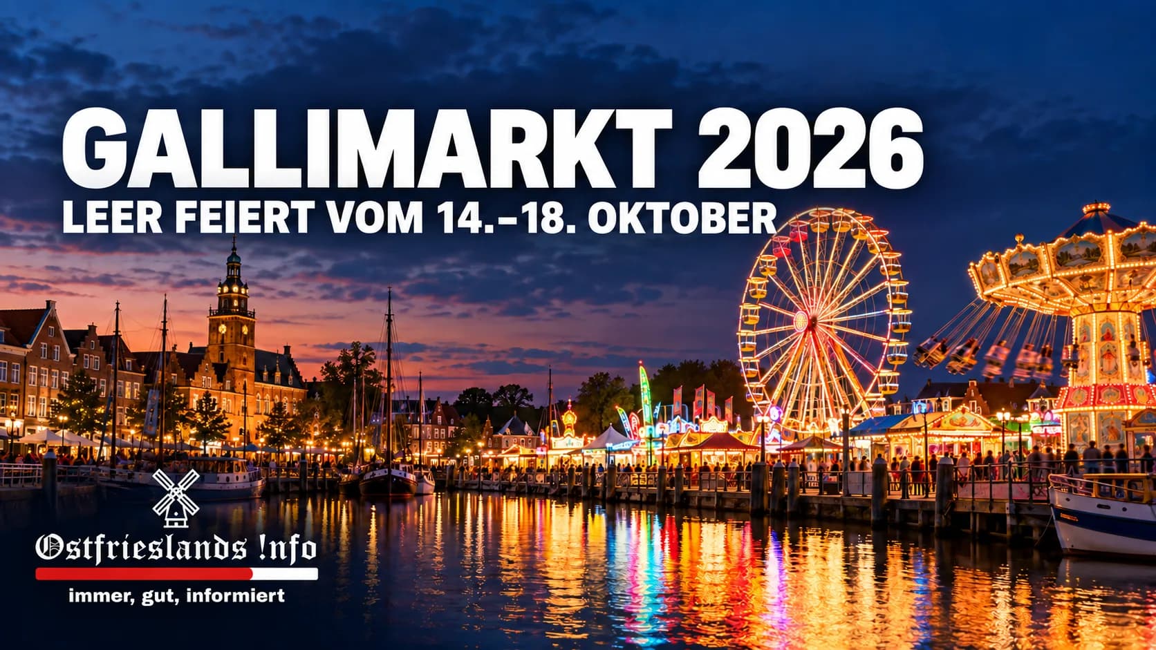 Gallimarkt 2026 in Leer: Die „fünfte Jahreszeit“ rückt näher