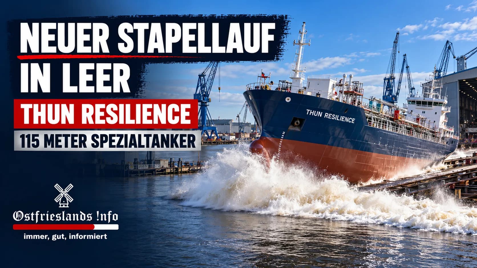 Neuer Stapellauf im Leeraner Hafen angekündigt