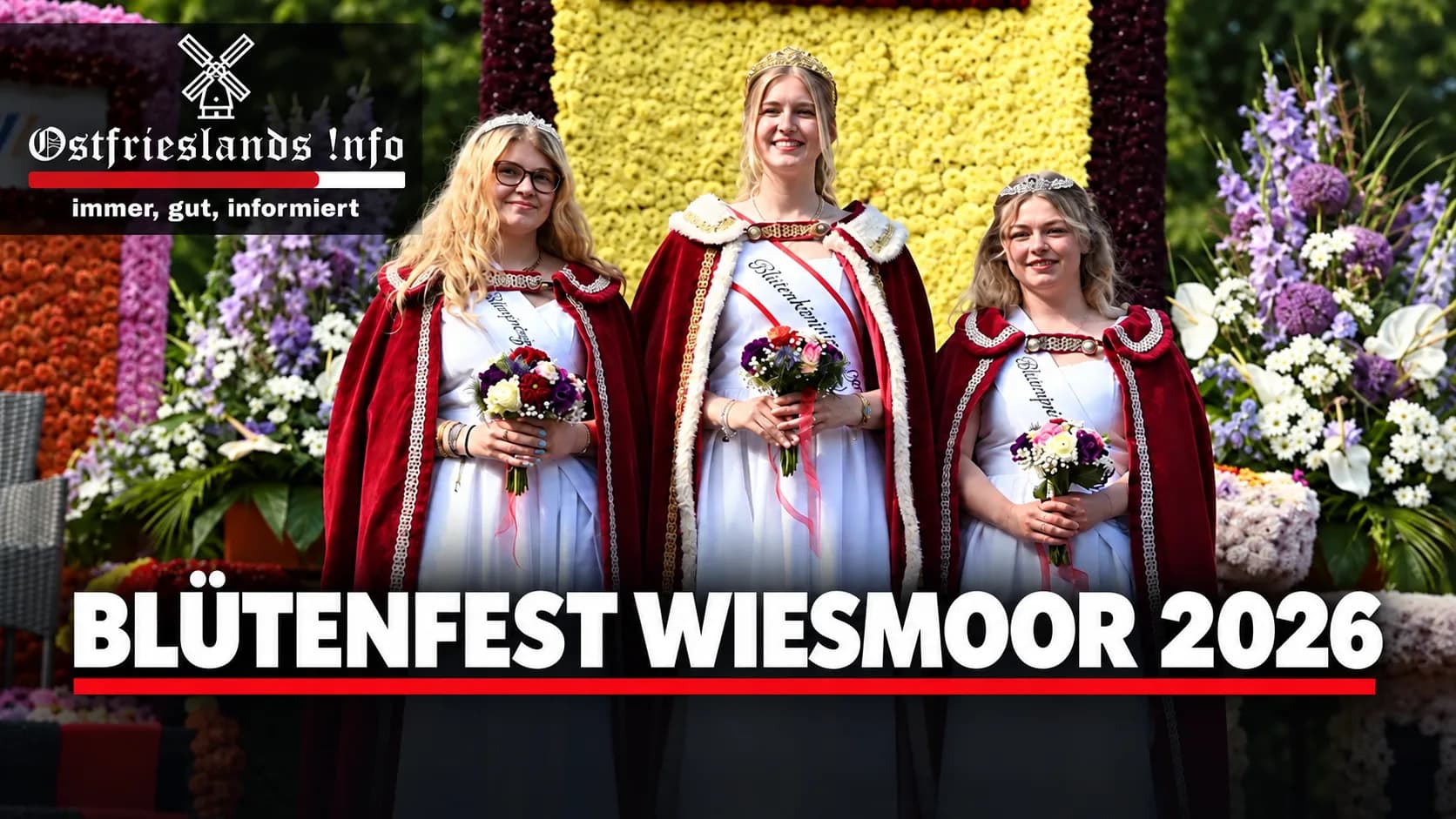 Wiesmoor feiert sein Blütenfest 2026: Larissa Kahmann ist die neue Blütenkönigin