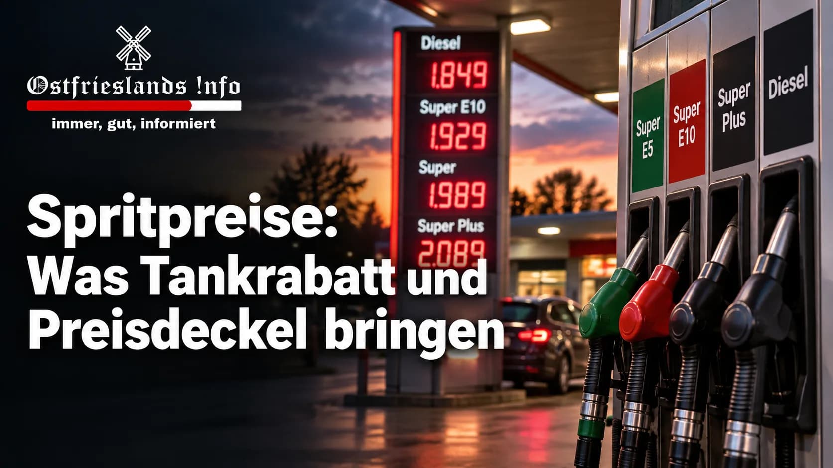Spritpreise: Was Tankrabatt und Preisdeckel für Autofahrer bedeuten