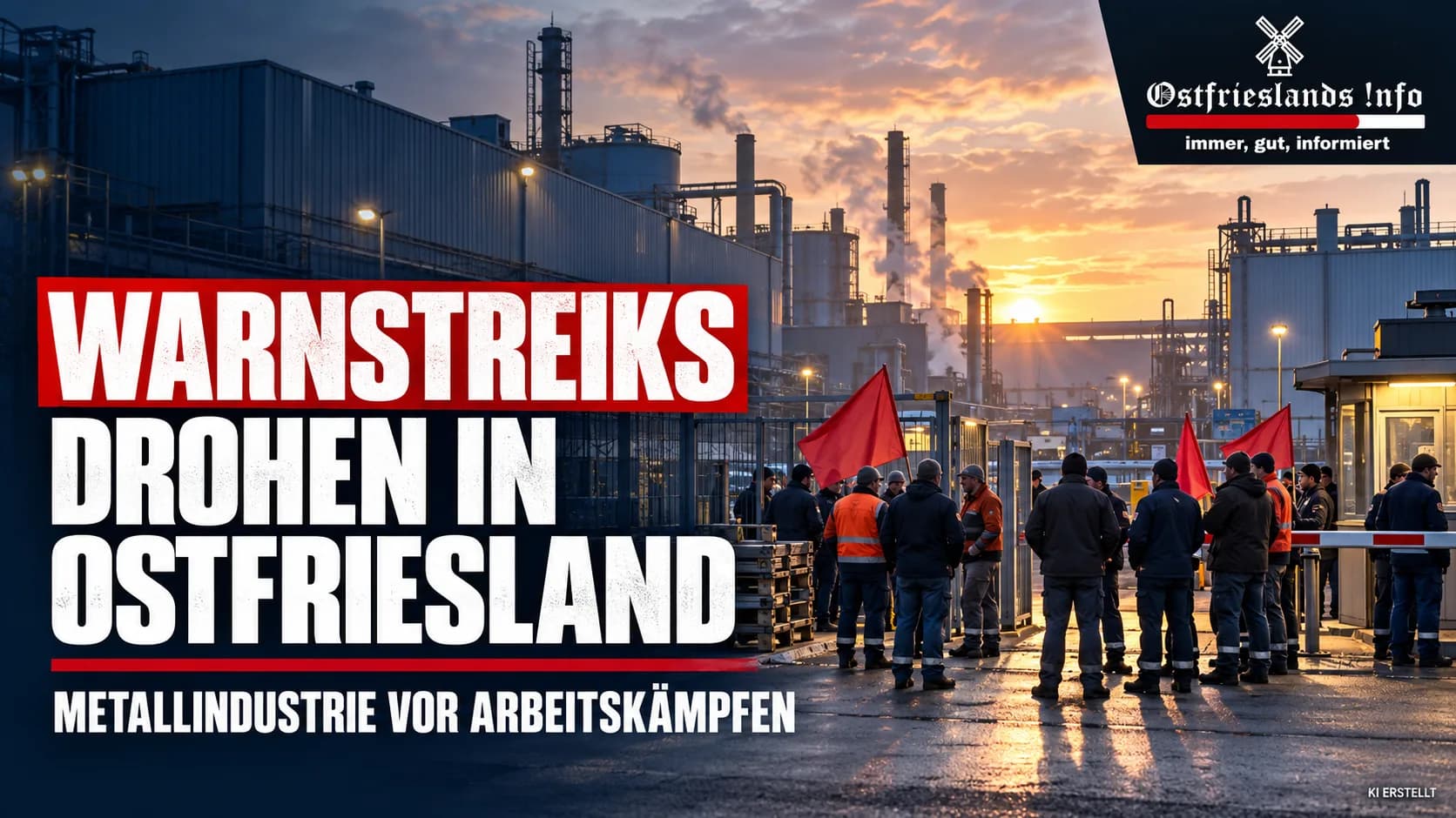 Warnstreiks drohen in Ostfrieslands Metallindustrie