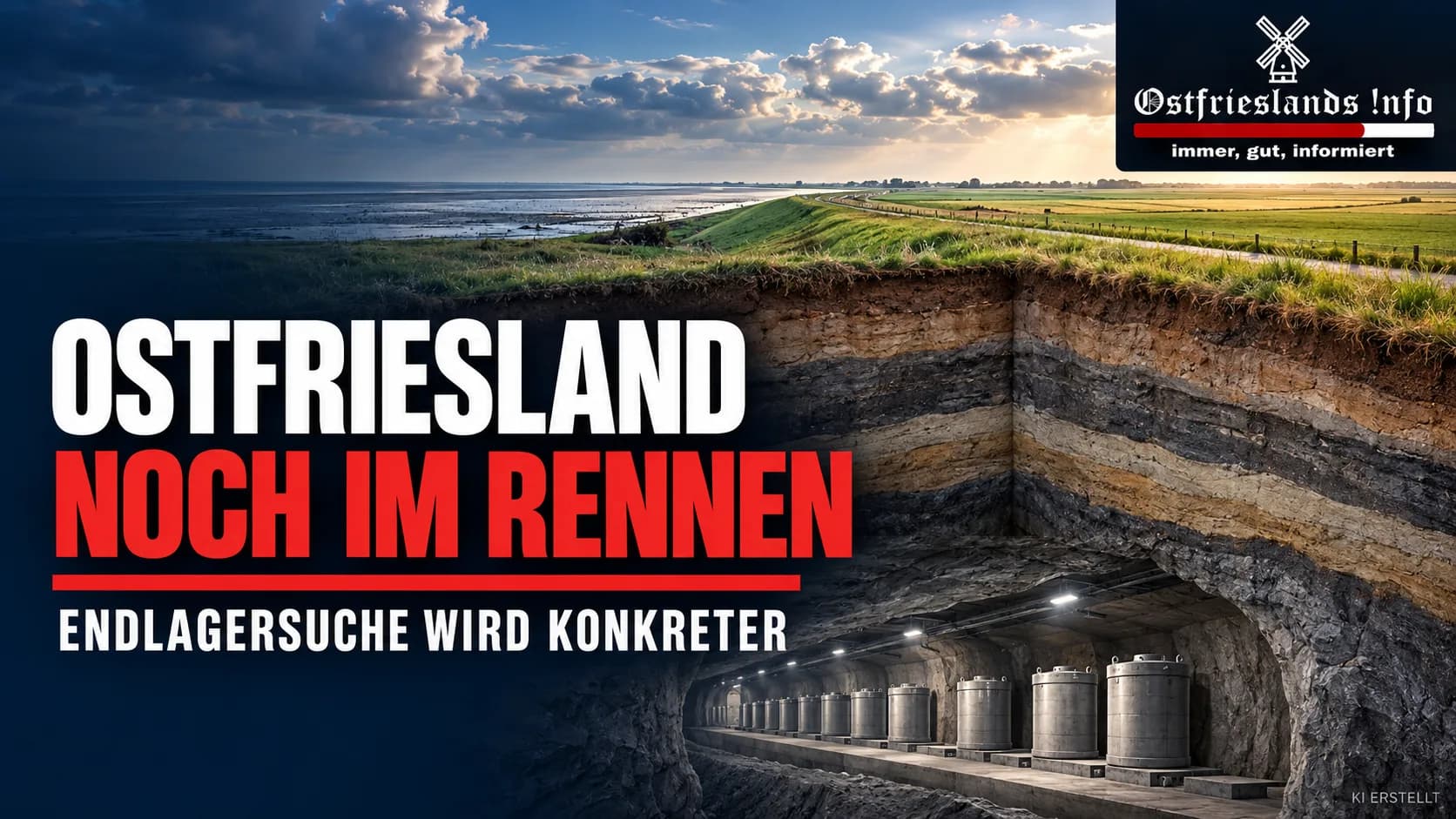Ostfriesland bleibt teilweise im Rennen bei der Endlagersuche