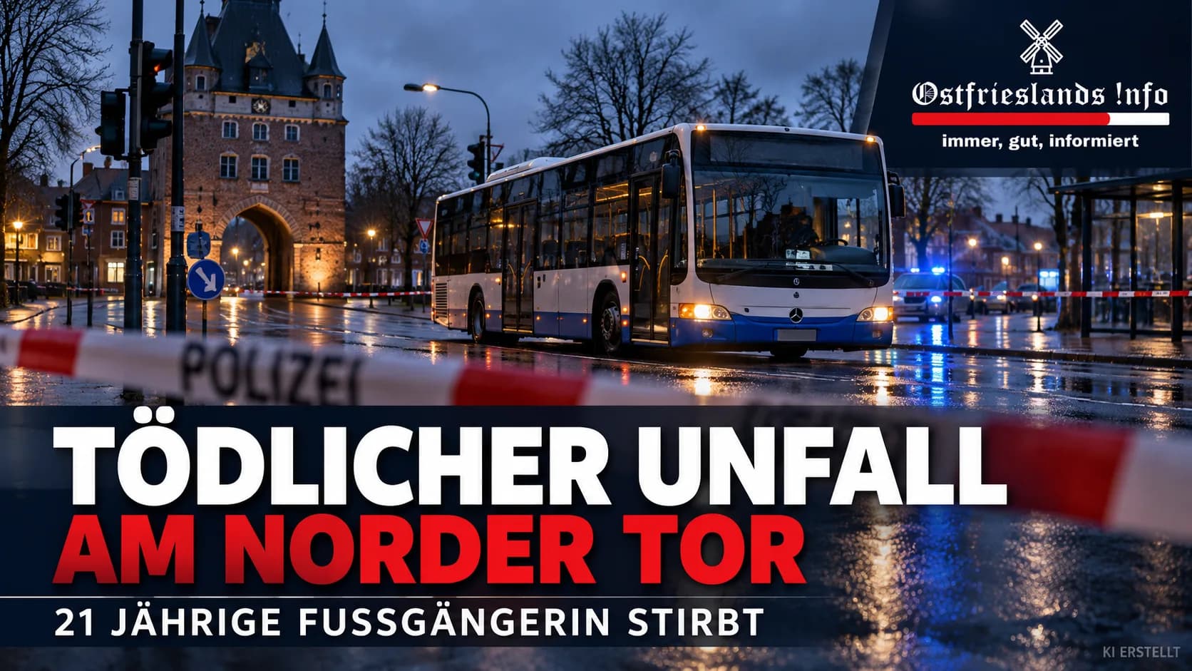 Tödlicher Verkehrsunfall am Norder Tor in Norden