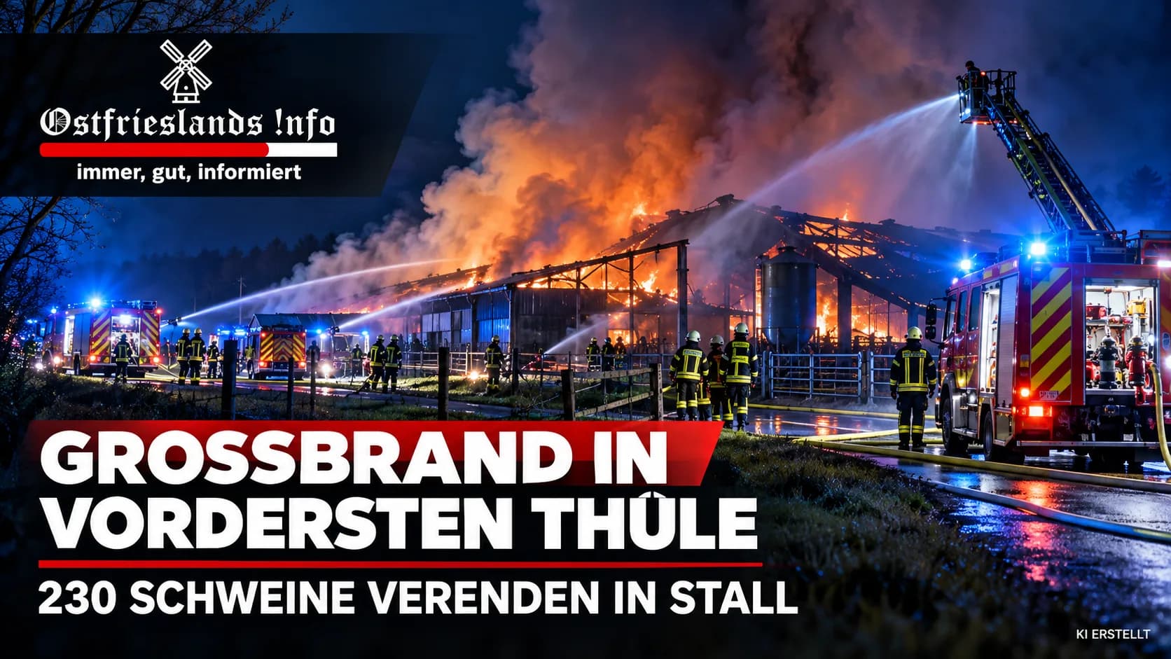 Großbrand in Vordersten Thüle