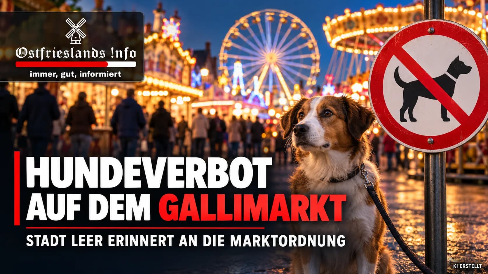 Hundeverbot auf dem Gallimarkt in Leer