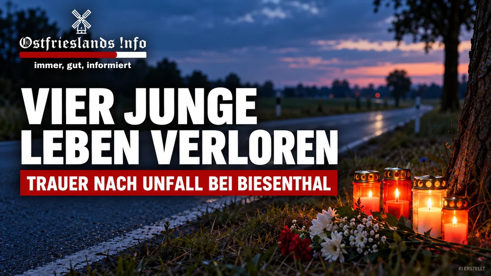 Vier junge Menschen sterben bei schwerem Verkehrsunfall