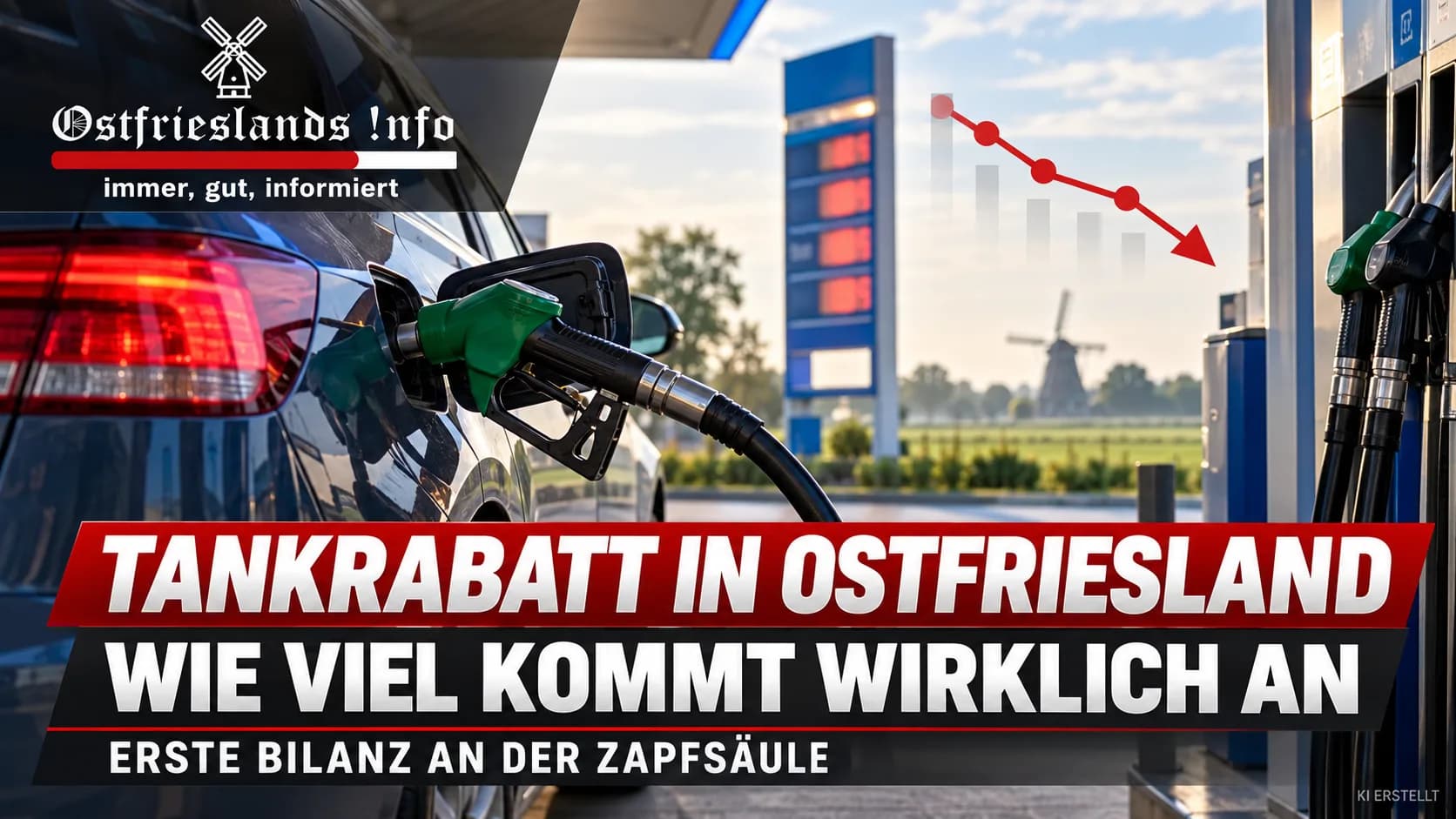 Tankrabatt in Ostfriesland