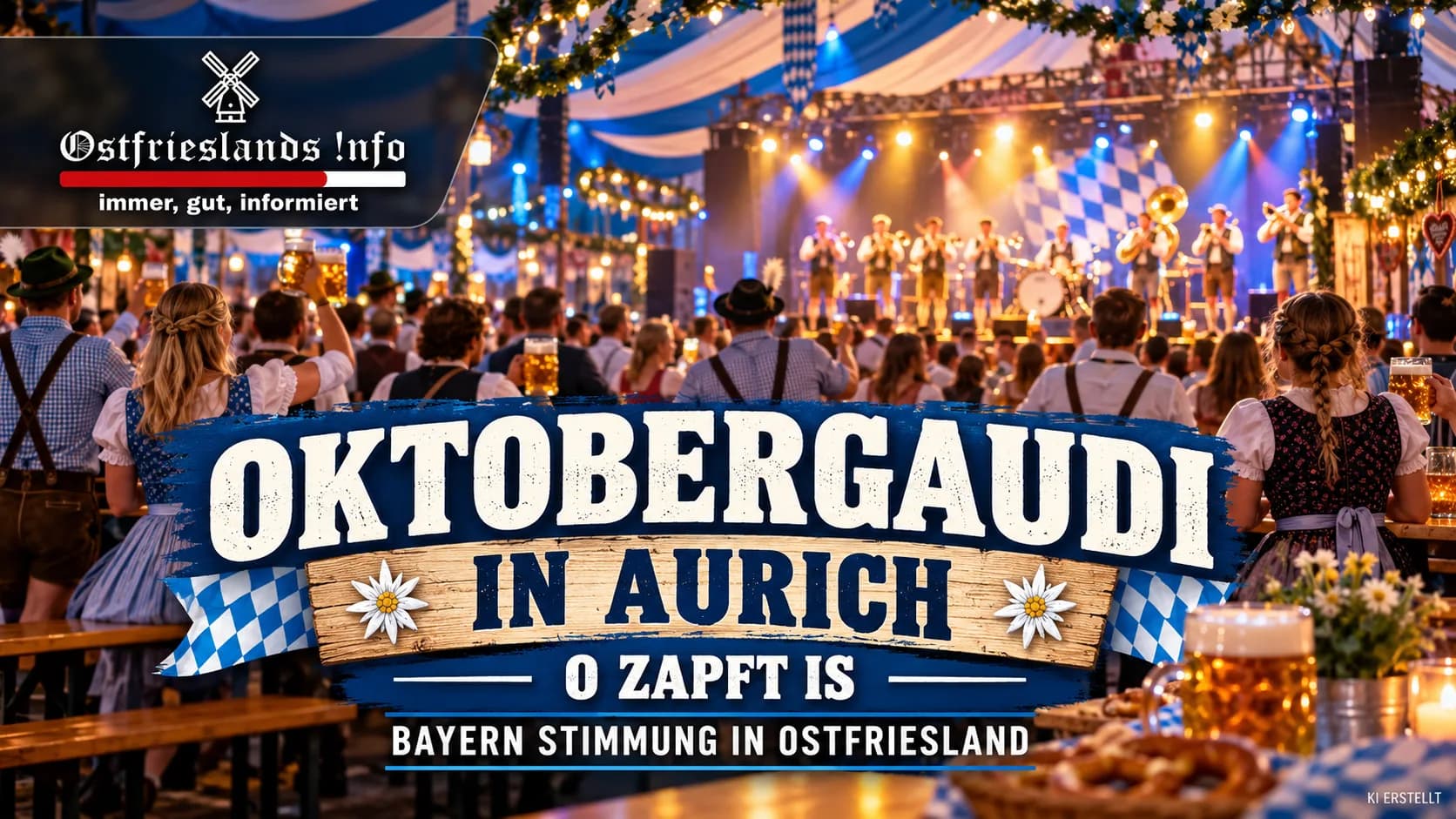 Oktobergaudi in Aurich bringt Bayern Stimmung nach Ostfriesland