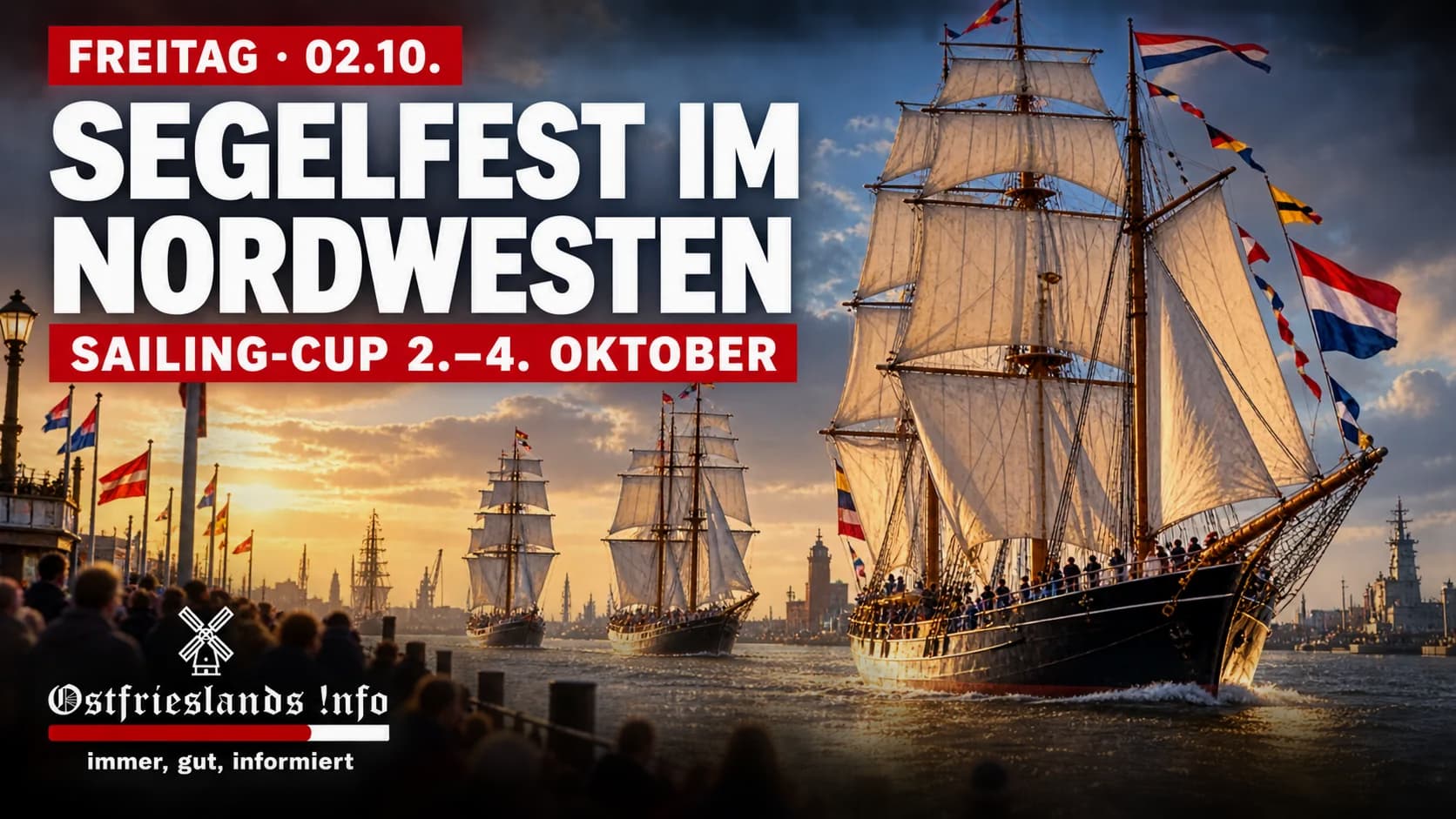 Wilhelmshaven setzt die Segel: Sailing-CUP startet am Großen Hafen