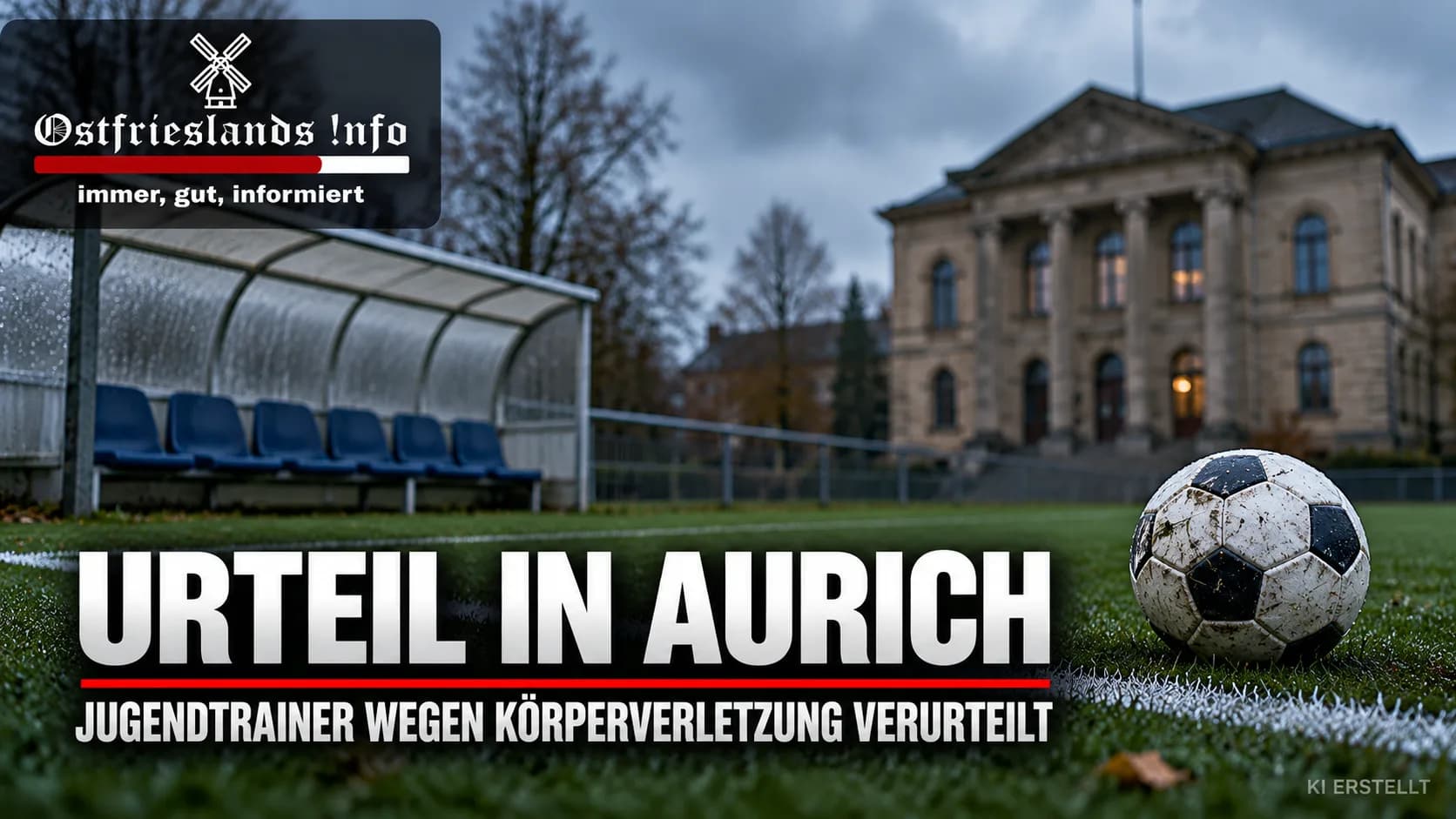 Jugendtrainer in Aurich wegen Körperverletzung verurteilt